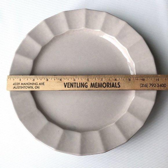 Mikasa Country English Dinner Plate Oxford Grey Gray JM750 Japan 10.5" Set of 3 - Picture 2 of 12